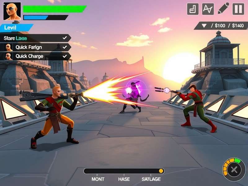 Quick Charge Warrior gameplay screenshot showing character in action